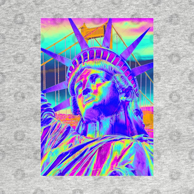 Statue of liberty city by mrcatguys